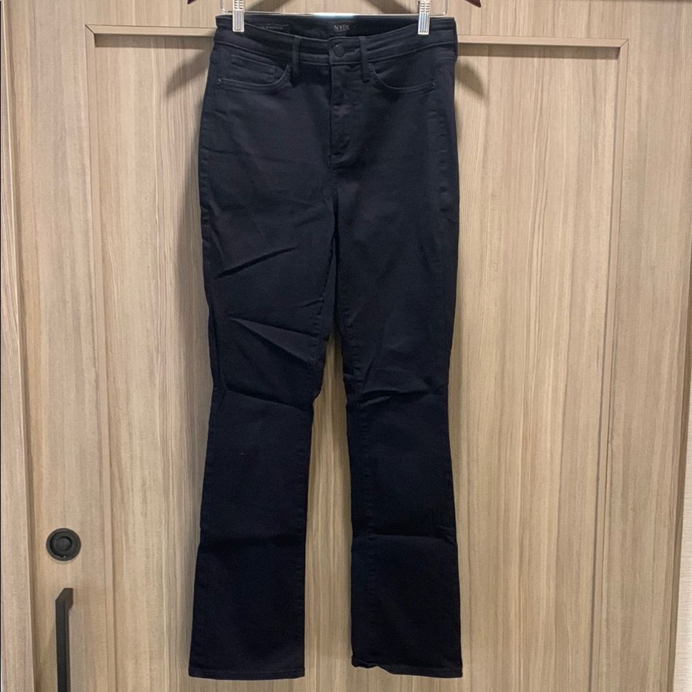 NYDJ Black Flare Wide Leg Jeans